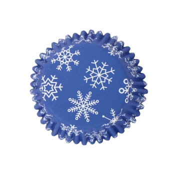 Cupcake Baking Cases - Snowflakes